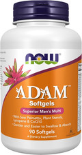 NOW Supplements, ADAM  Men'S Multivitamin with Saw Palmetto, Plant Sterols, Lyco