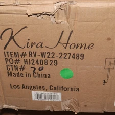 Kira Home Cambridge Swing Arm Wall Lamp 15" RV-W22-227489