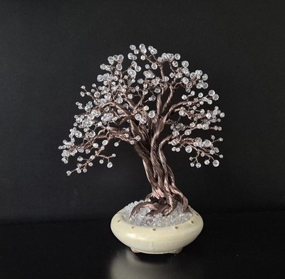 Kristallbaum, Lebensbaum, Feng Shui Baum, positiver Energiebaum, Meditationsgeschenk