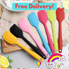 Silicone Spatula Cooking Baking Scraper Cake Cream Butter Mixing Batter Tools UK