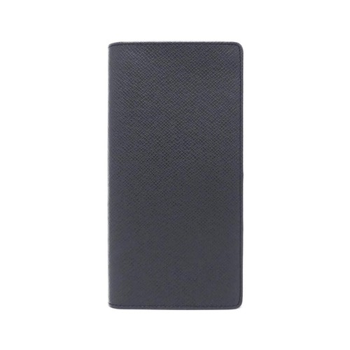 Authentic Louis Vuitton Taiga Portefeuille Brazza M32572 Wallet #230-000-558...