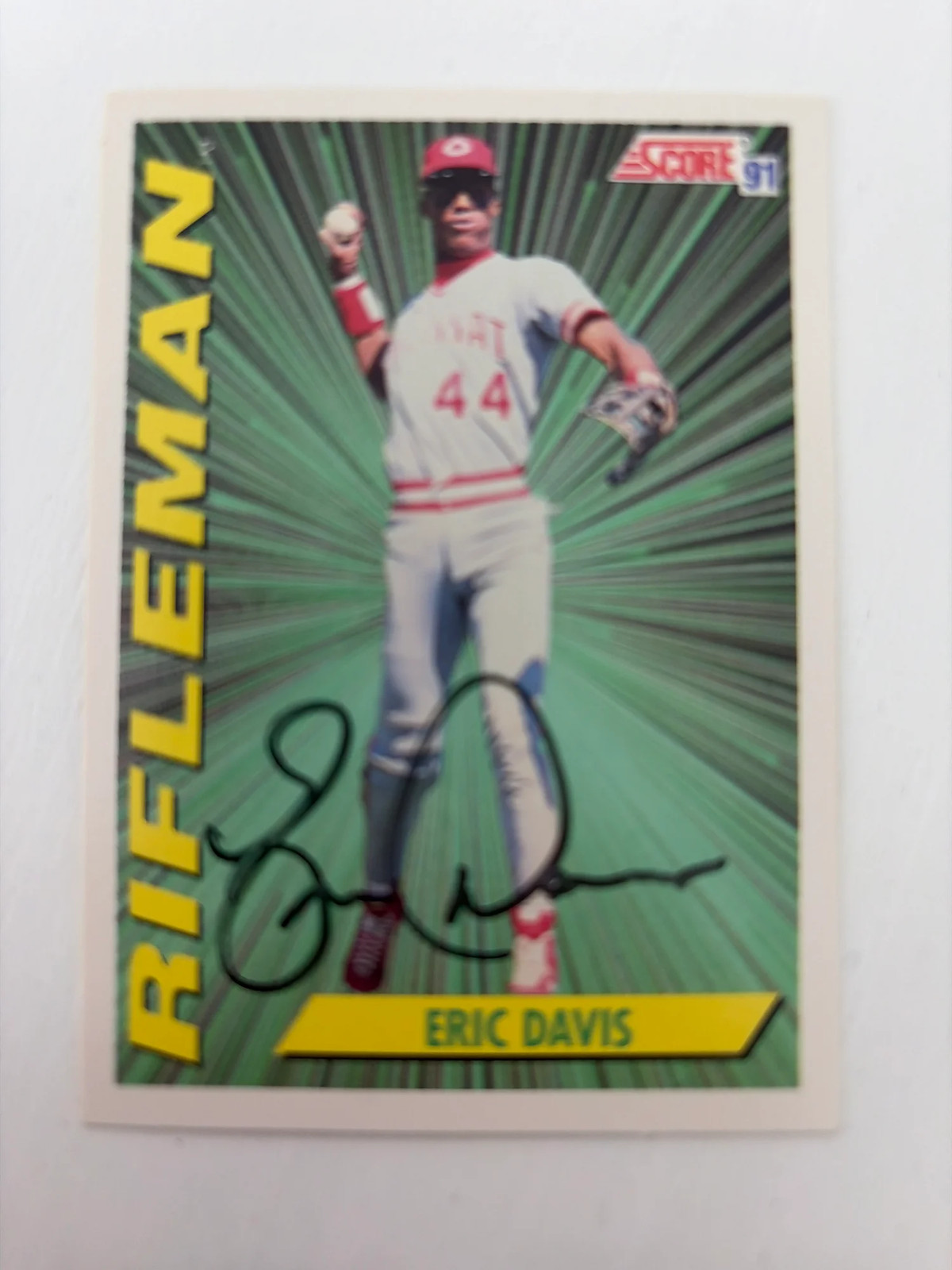 1991 Score Rifleman Eric Davis #696