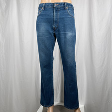 Levi's 517 Men's 36WX32L Blue Medium Wash Western Bootcut Denim Jeans