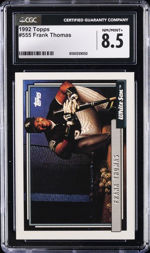 1992 TOPPS #555 FRANK THOMAS CGC 8.5