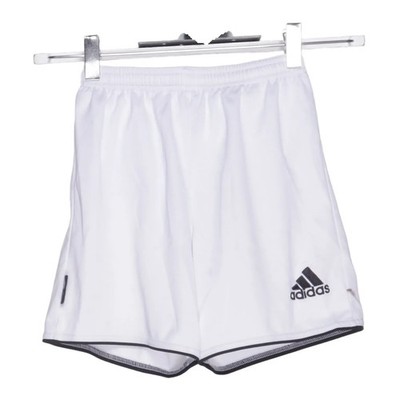 Adidas, Basketball Shorts, Größe: 140, Weiß/Schwarz, Polyester, Jungen #u3I