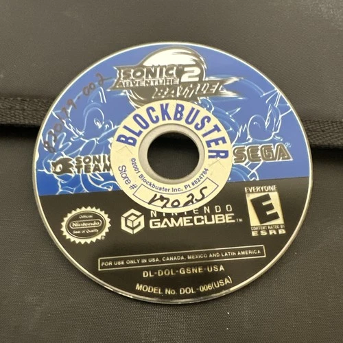 Sonic Adventure 2 Battle (Nintendo GameCube, 2004) Disc Only Tested