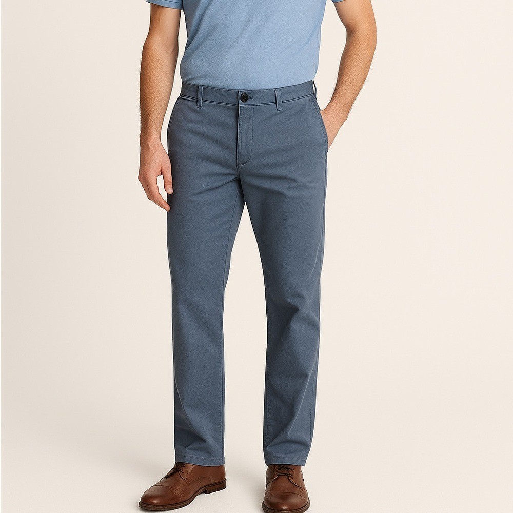 Tommy Hilfiger Men's Straight Fit Pants – Size 36x32, slate blue