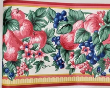 WAVERLY VTG IN PKG  Botanical Wallpaper Border 20 Yards Total Prepasted 10” Wide