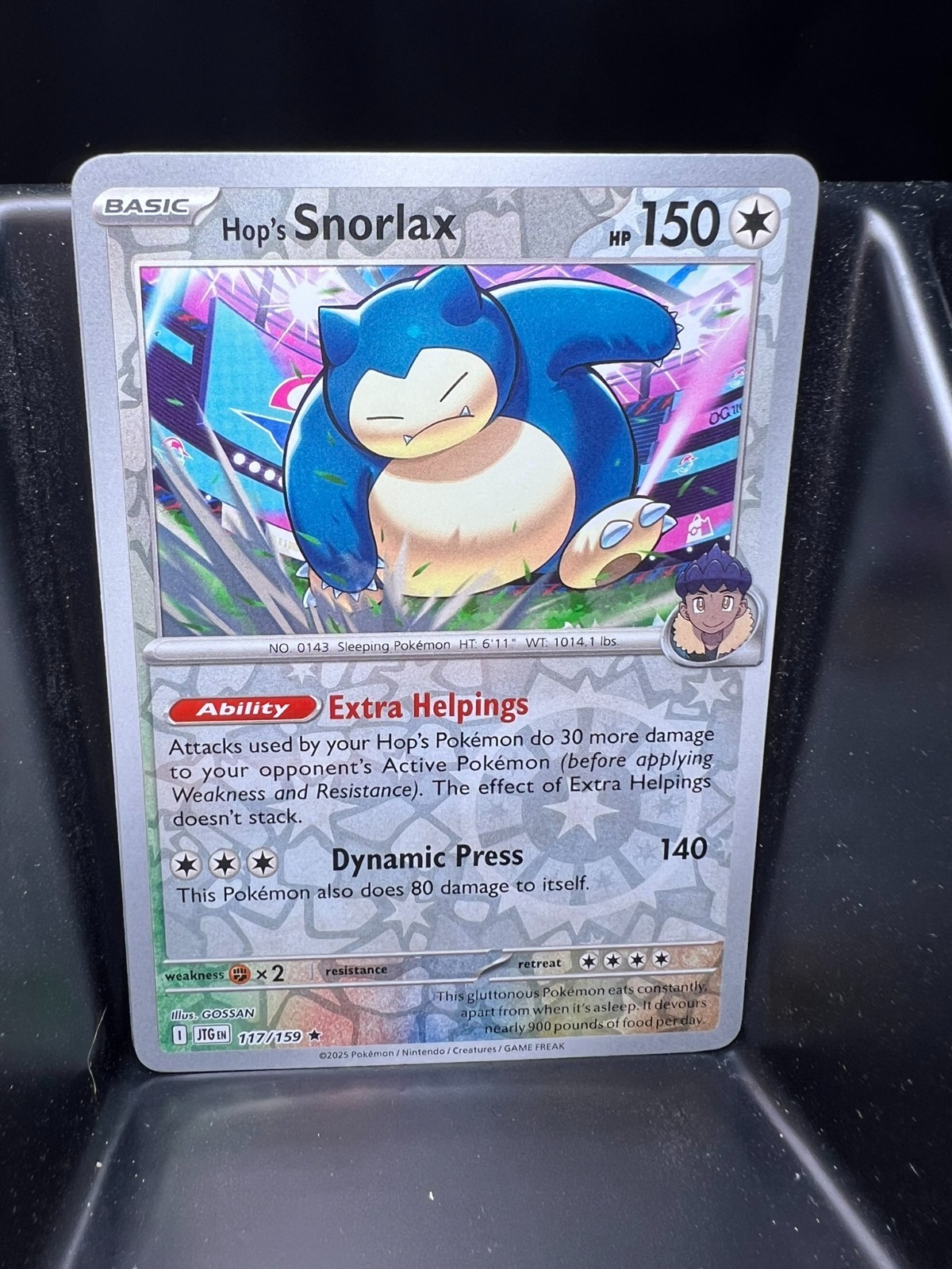 Hop's Snorlax 117/159 Sv09: Journey Together Reverse Holo