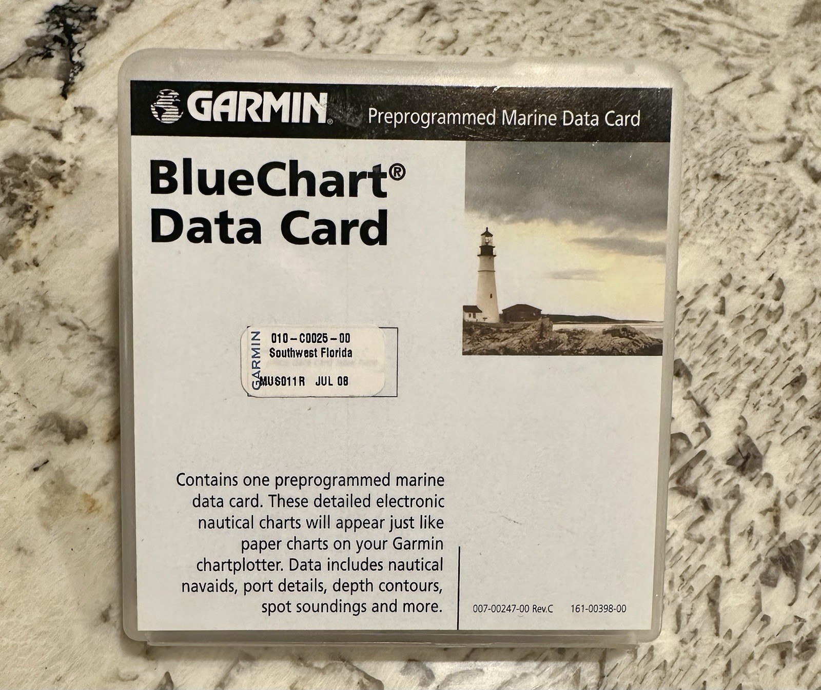 Data Card Marine Chart 010-c0025-00