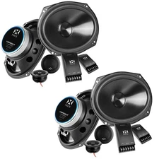 (2-Pairs) NVX VSP69KIT 600W 6x9" V-Series Component Speakers