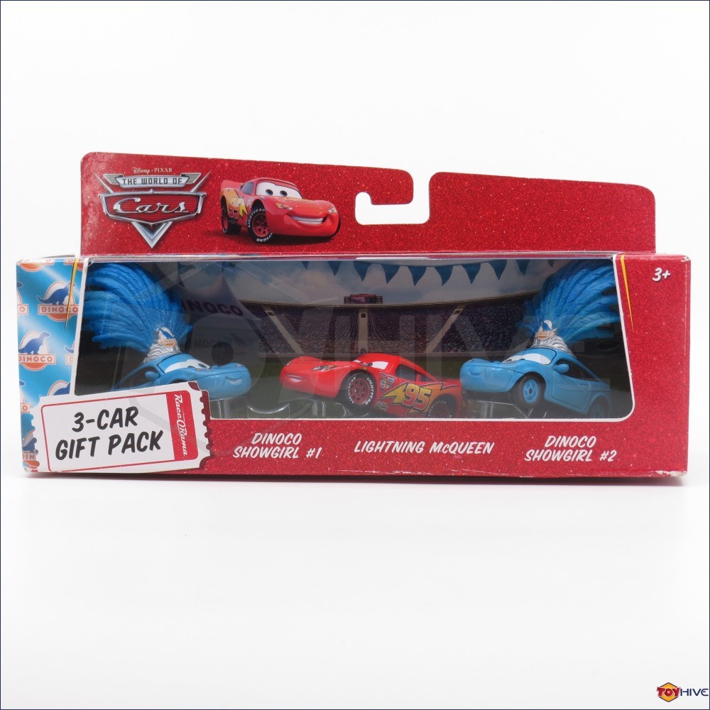 Disney Pixar Cars 3 Car Gift Pack WOC Dinoco Showgirl Mia Tia