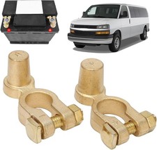 New Pair SAE to JIS Car Battery Terminal Connector, Clamps Positive Negative Top