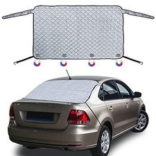 Car Rear Windshield Snow Ice Cover, Windproof Rear Windscreen Snow Cover