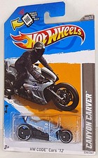 Hot Wheels 2012 HW Code Cars Series #235 Canyon Carver Light Blue & Black