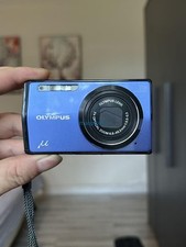 Blue Olympus -7000 Digital Camera Compact Vintage CCD Camera