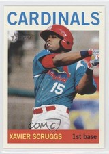 2013 Topps Heritage Minor League Edition Xavier Scruggs #123 0a2