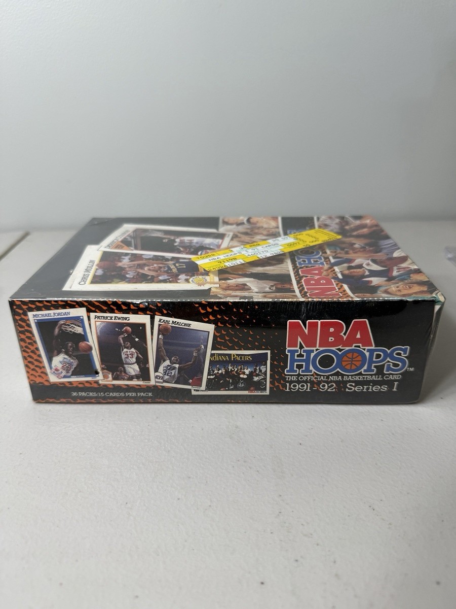 NBA Hoops 1991-92 Series 1 Basketball Box - 36 Packs for sale