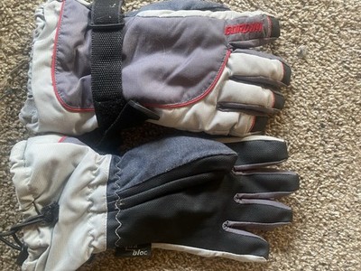 Ski Snow Gloves Gordini Aqua Bloc Gray Juniors Large Adjustable Closure