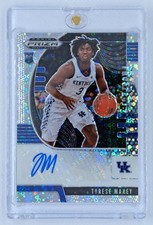 Tyrese Maxey 2020 Panini Prizm Draft Picks Silver Fast Break RC Auto 76ers PA-TM