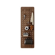 Space Saving Full Body Mirror Wall Mounted Walnut Frame Decorative Panel Mirror Space Saving Full Body Mirror Wall Mounted Walnut Frame Decorative Panel Mirror