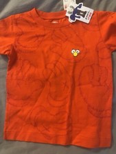 New Kaws X Sesame Street X Uniqlo Elmo Red Toddler Kids Youth Size 3