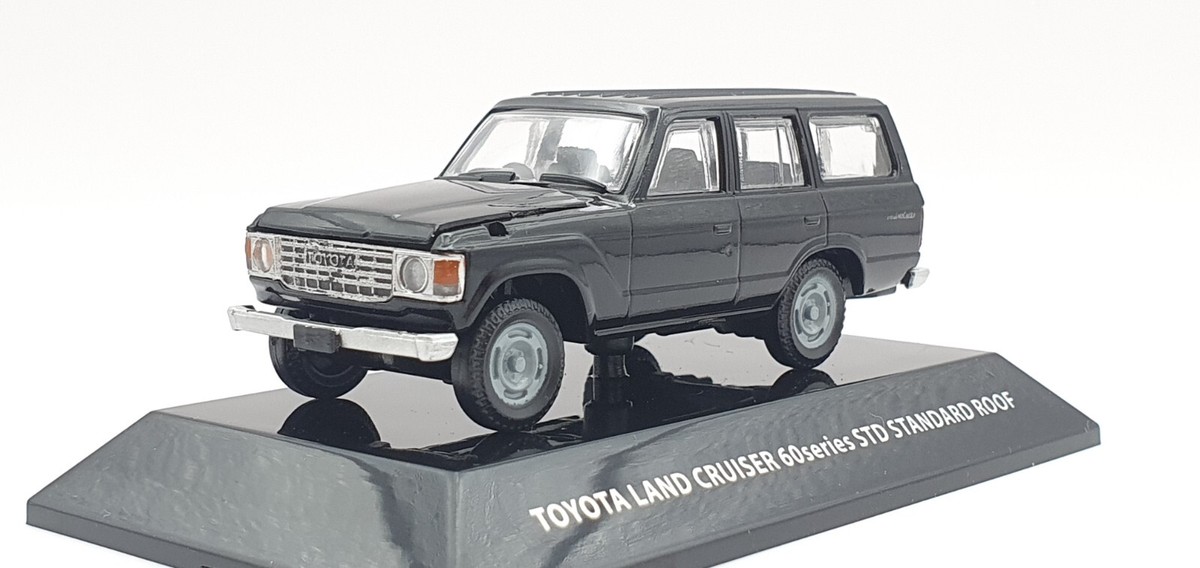 1/64 F-Toys TOYOTA LAND CRUISER 60 BLACK STD suv car model w