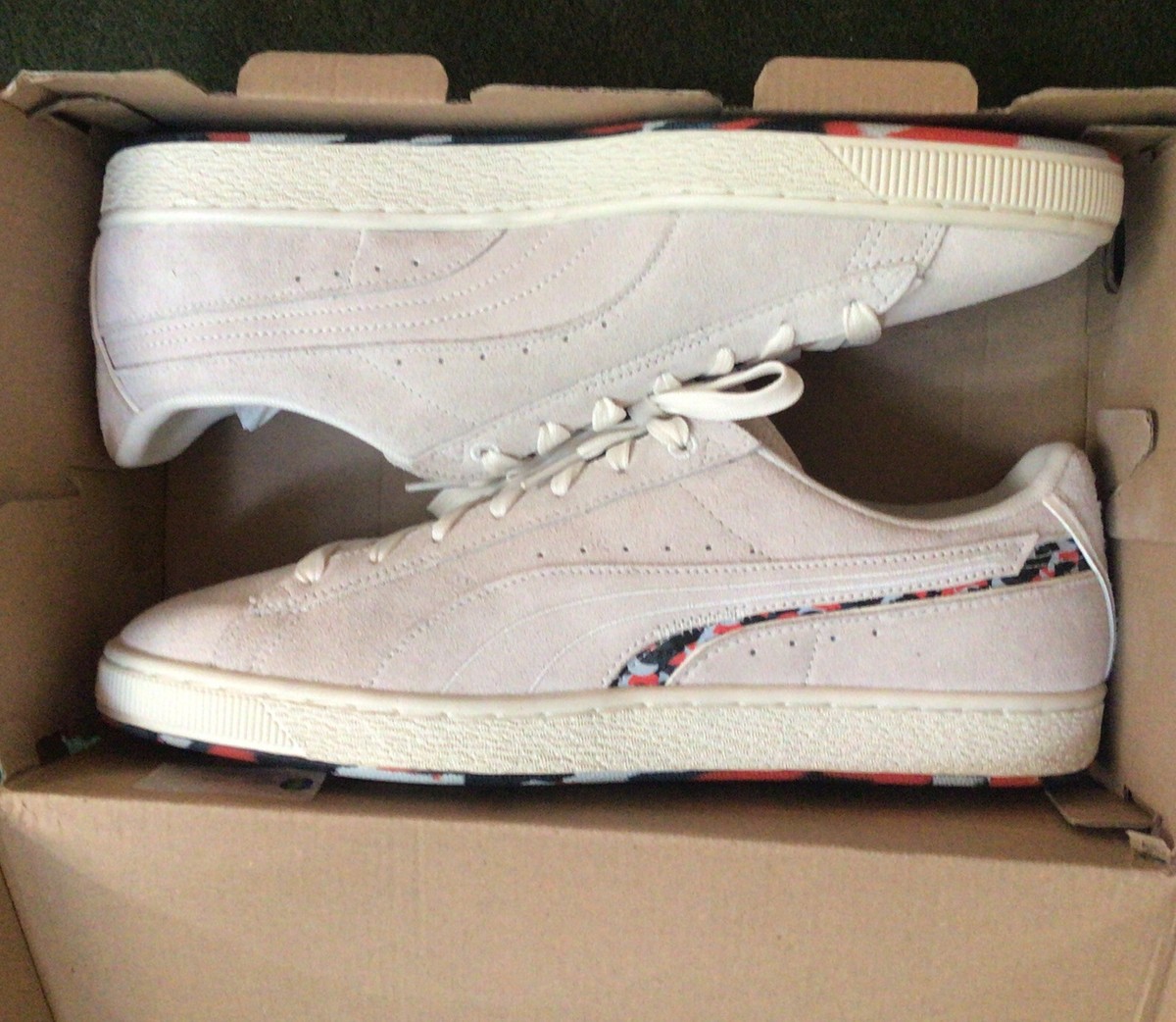 Brand New!! Puma Mens SUEDE DISPLACED RUBBER in Pristine Size 10.5 Amazon.com | PUMA Mens Suede XL Ghostbusters Stay Puft  main image 4