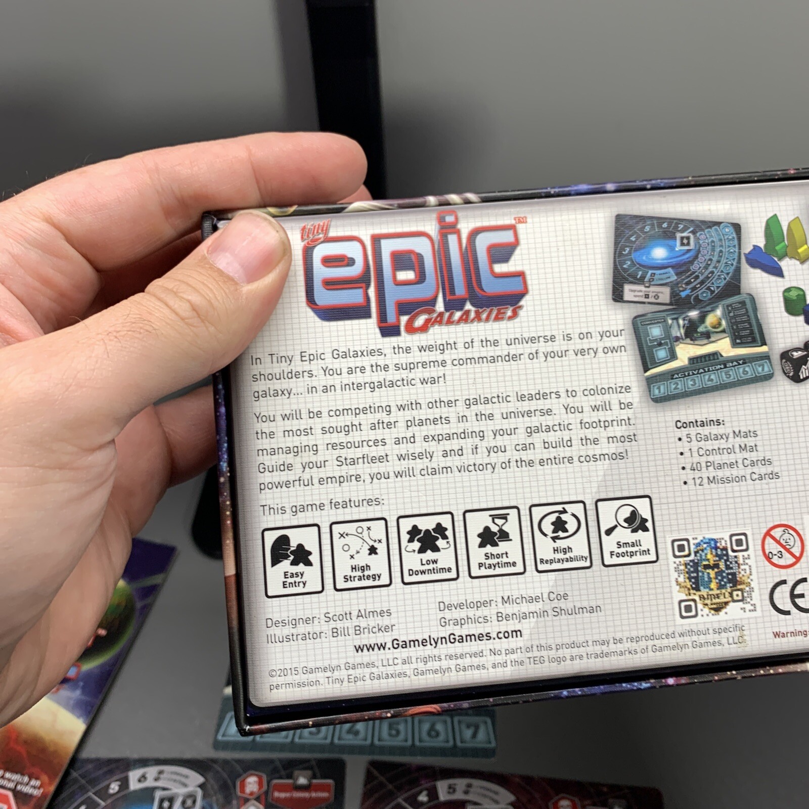 Tiny Epic Galaxies Board Game By Scott Almes - Gamelyn Games