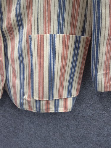 Vintage Koret of California Blazer Womens 12 Pockets 2 Button Multicolor Striped - Picture 4 of 13