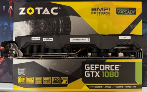 ★¡AMPLIFICADOR ZOTAC GeForce GTX 1080! Extreme, 8GB GDDR5X, DVI, HDMI, 3x DP tarjeta gráfica★ - Imagen 4 de 6