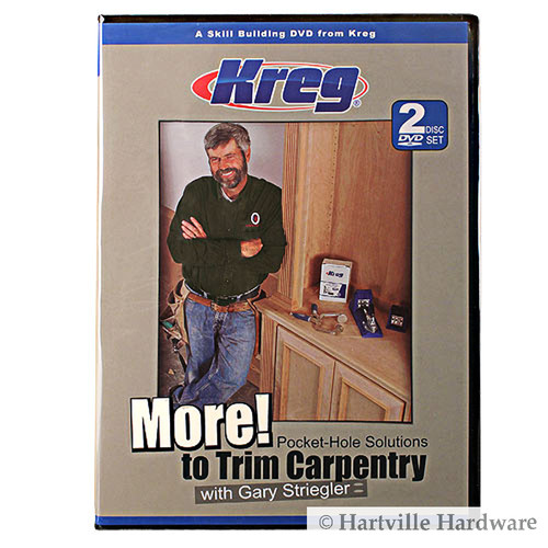 Kreg More Pocket Hole Solutions to Trim Carpentry w/Gary Striegler DVD V10-DVD