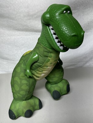 Toy Story Disney Pixar Fisher Price Big Roarin’ Rex Squeeze Plush Dinosaur 