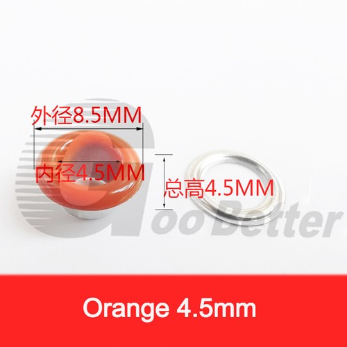 Eyelet with Washer Leather Craft Repair Grommet 4mm 4.5mm Red Yellow Blue Black - Picture 35 of 35
