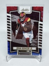 Brian Robinson Jr. Red White Blue 2023 Panini Absolute #61 Washington Commanders