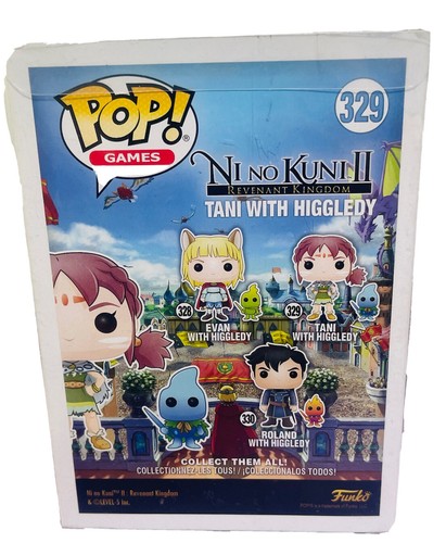 NIB Funko Pop Games Ni No Kuni 2 Tani w/ Higgledy Vinyl Figures #329 - Picture 5 of 8