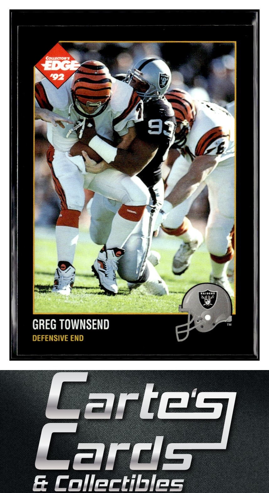 Greg Townsend 1992 Collector's Edge #78 Los Angeles Raiders