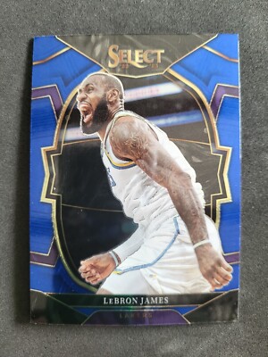 2022-23 Panini Select Basketball, LeBron James, Blue, Los Angeles Lakers, # 26