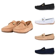 Mocassini Uomo Eleganti Camoscio Scarpe Basse Suola Antiscivolo Mocassino Corda