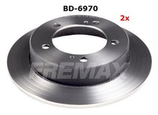 2 Bremsscheiben vorne Fremax BD-6970, 290mm für Suzuki Jimny Samurai Vitara X-90