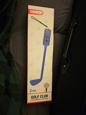2x Golf Clubs Hand Grip For Nintendo Switch Joy-Con Mario Golf Super Rush Game