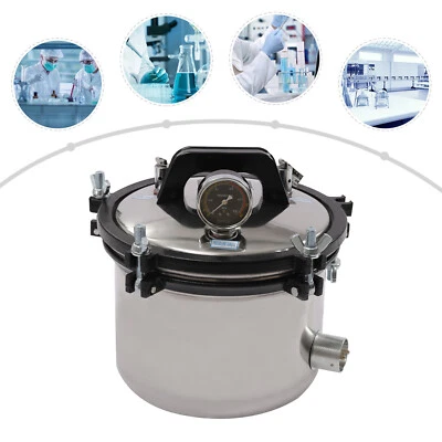 GDRASUYA10 8L Autoclave Steam Sterilizer Dental Equipment Sterilization Medical Sterilizer
