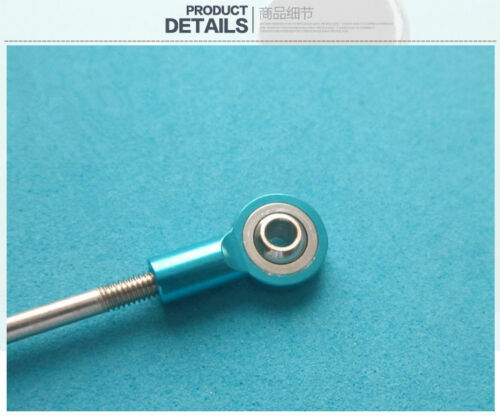 1 PC Metal Tie Rod End Assembly Aluminum M2 Silver Link Rod End Ball Joint #963 - Picture 5 of 10