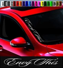 20" Envy This Street Racing JDM Muscle Car Decal Sticker Side Windshield Banner