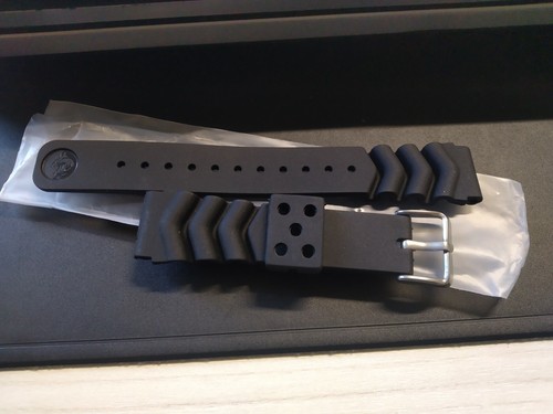 MOD SEIKO CINTURINO FLAT VENT Z20 NERO 20MM WAVE | eBay