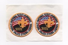 2001 National Jamboree, Stick-On Patch Pair o...