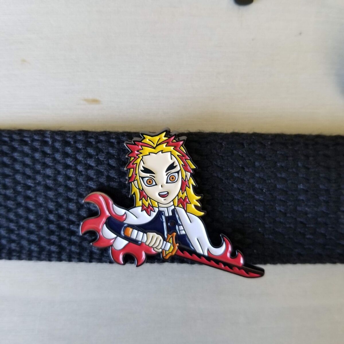 US seller, hard enamel demon slayer pins, Nezuko Tanjiro Zenitsu Inosuke  Giyuu