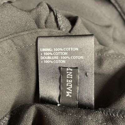HAIDER ACKERMANN Size 34 Black Wool Polyamide Drop Crotch Dress
