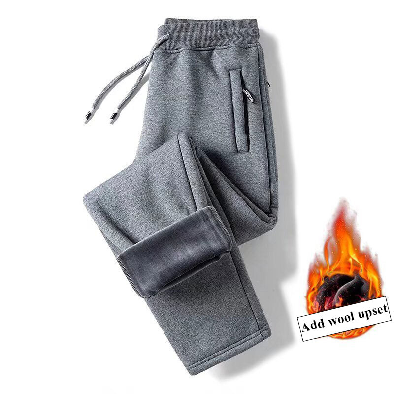 Men Warm Jogging Pants Winter Thick Fleece Lined Trousers Joggers Sporthose Hot
