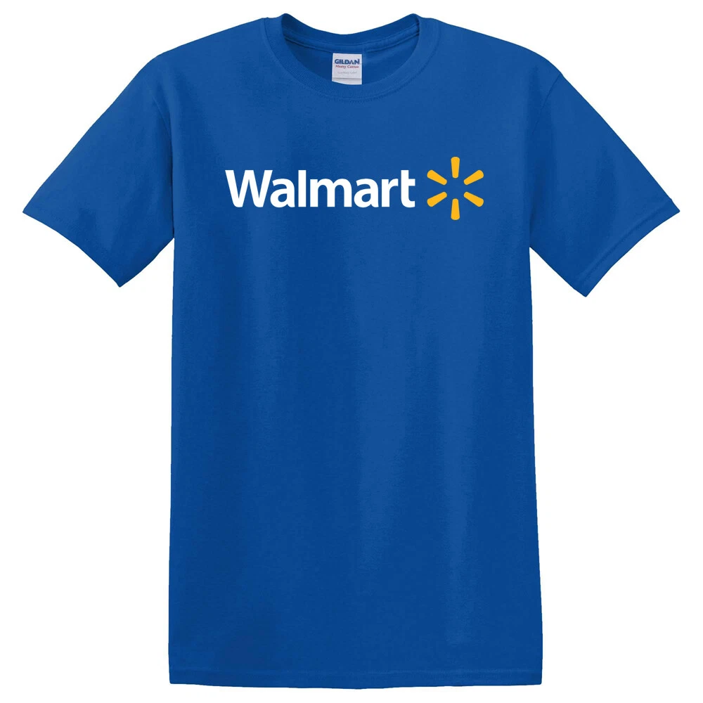 Walmart Men's Blue T-shirt Size S to 5XL